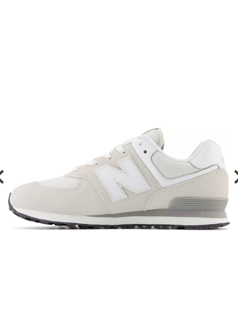 New Balance Sneakers in Light Gray and White